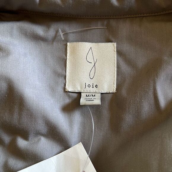 Joie Long Fleece Green Plaid Coat Dress with Pockets Medium - Picture 8 of 12